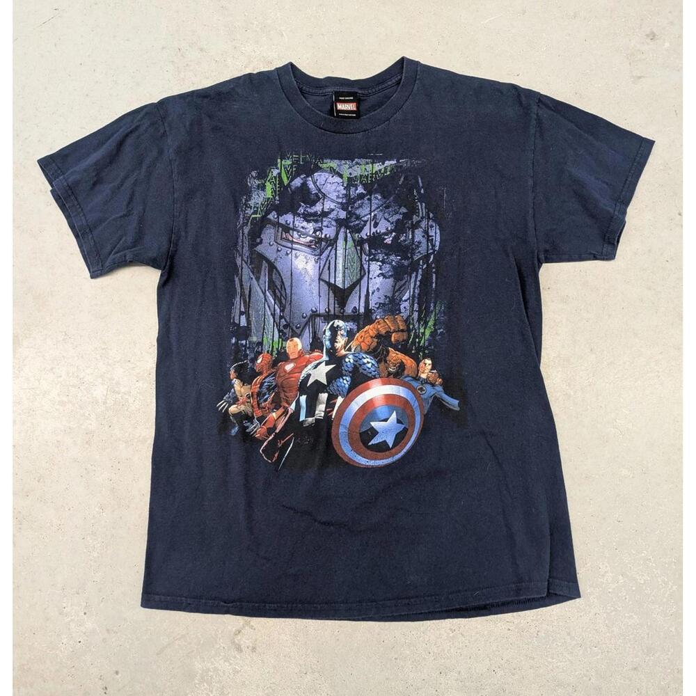 Marvel Mad Engine Dr. Doom vs Avengers t-shirt